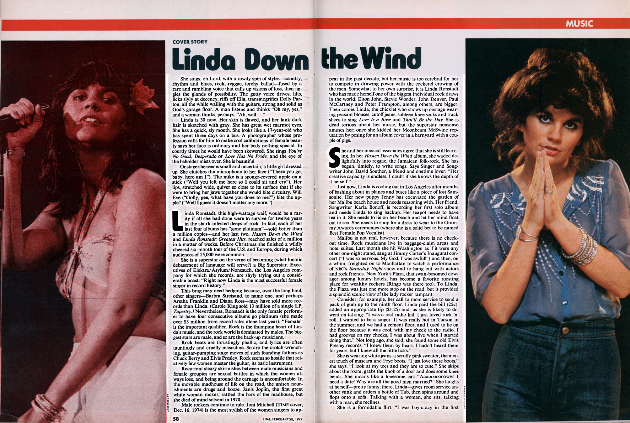 Linda Ronstadt Time Magazine