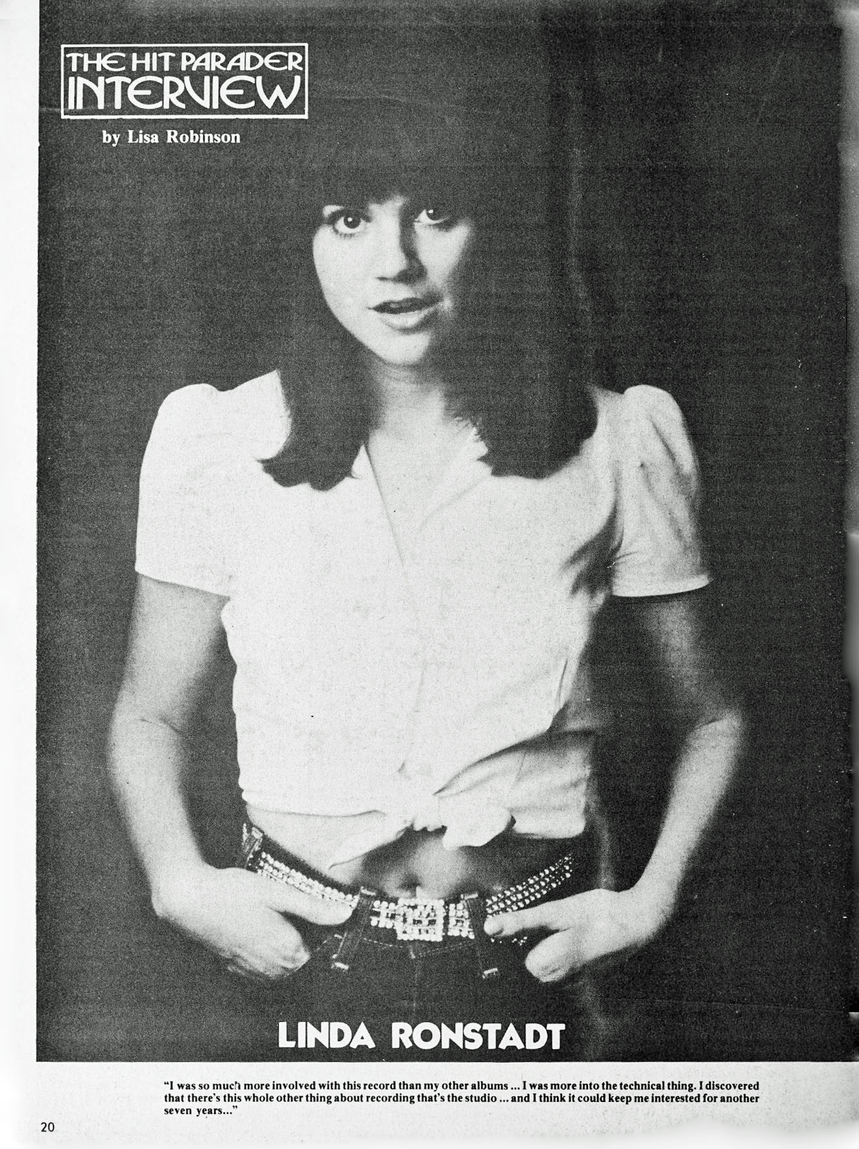 Linda Ronstadt Hit Parader