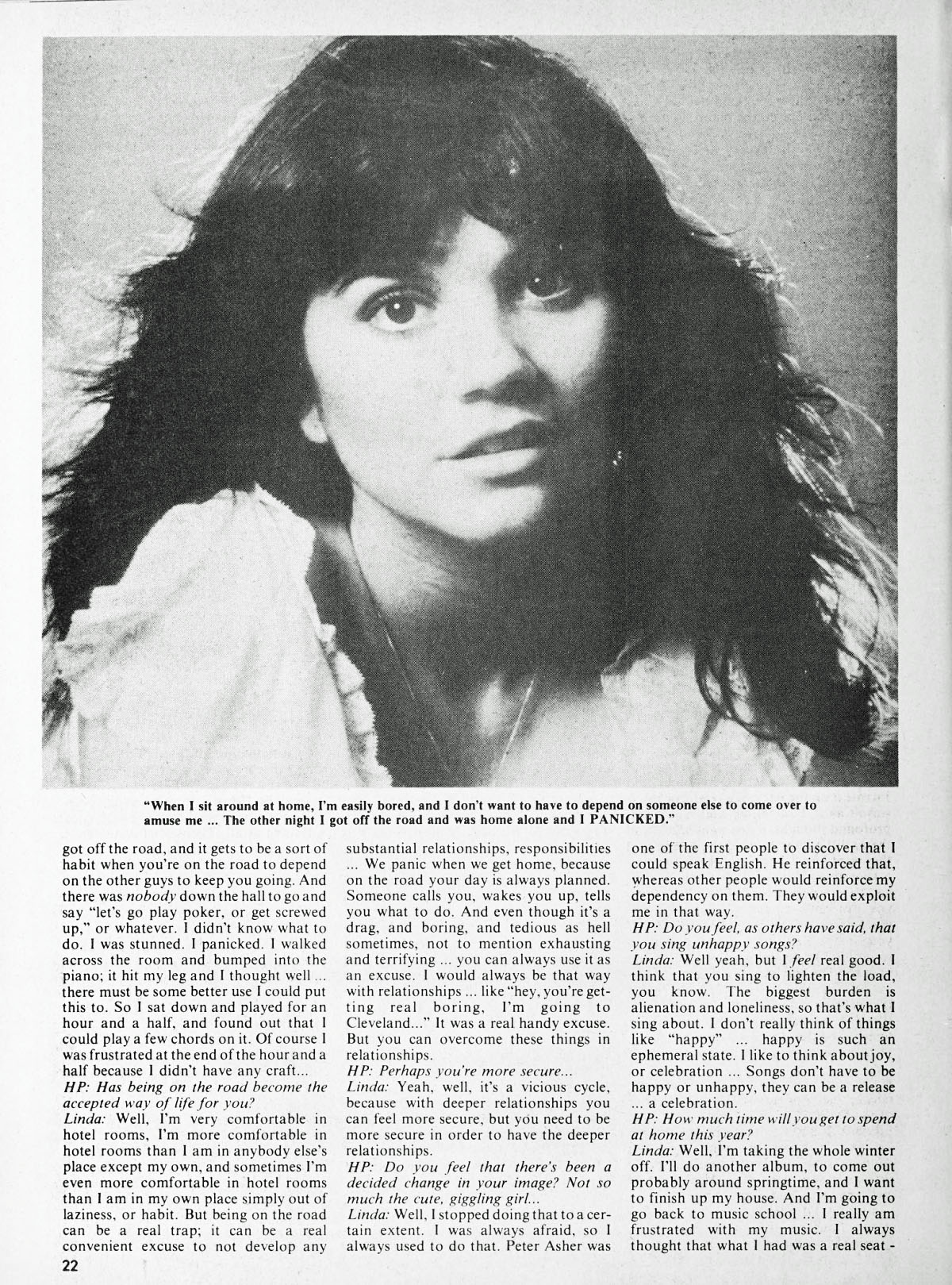 Linda Ronstadt Hit Parader