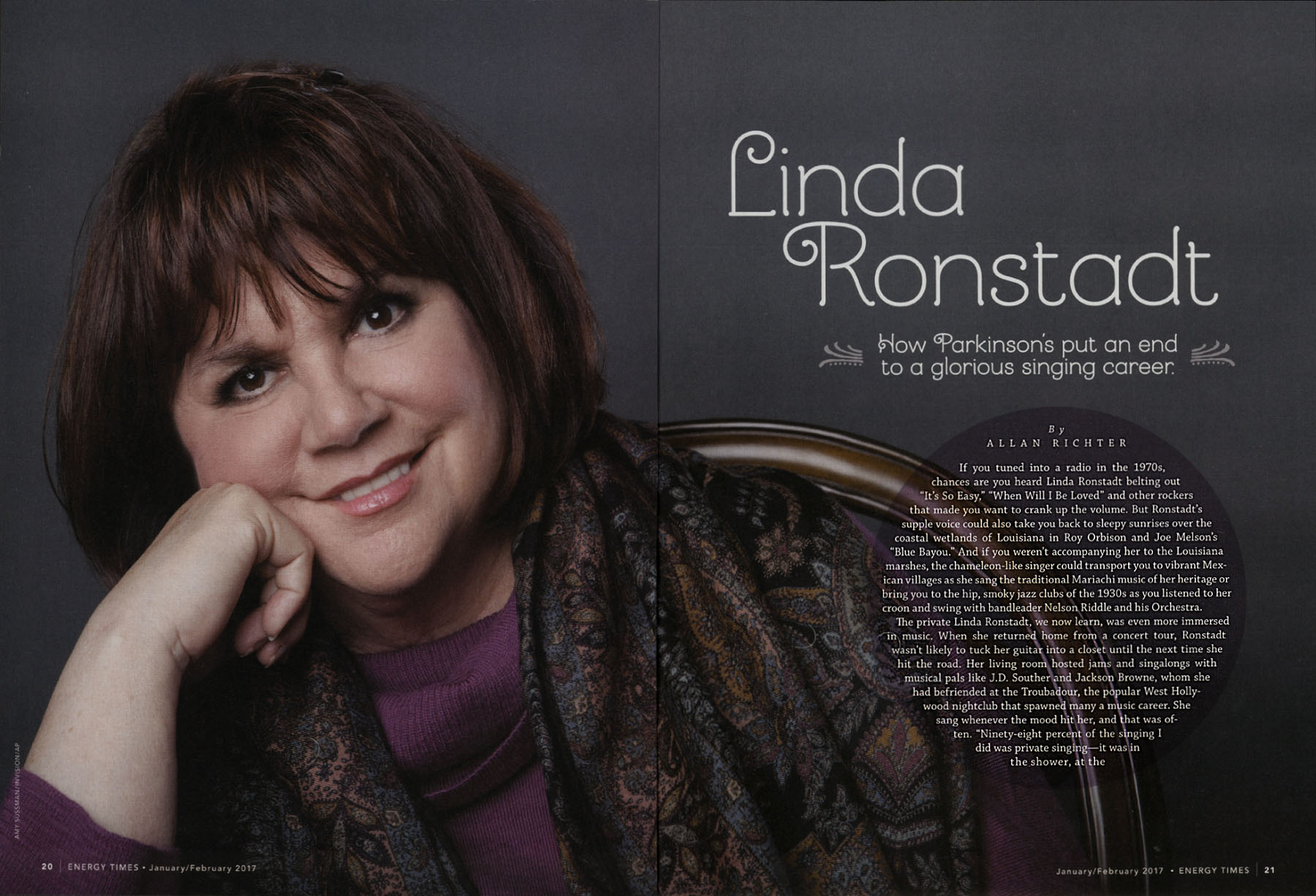 Linda Ronstadt Energy Times