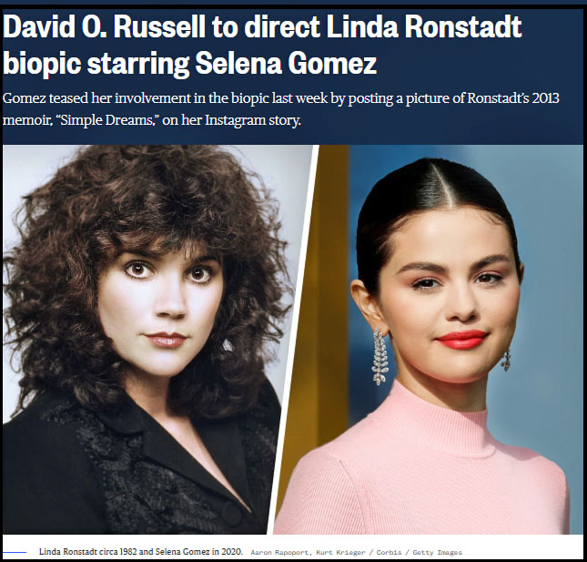 Linda Ronstadt Selena Gomez